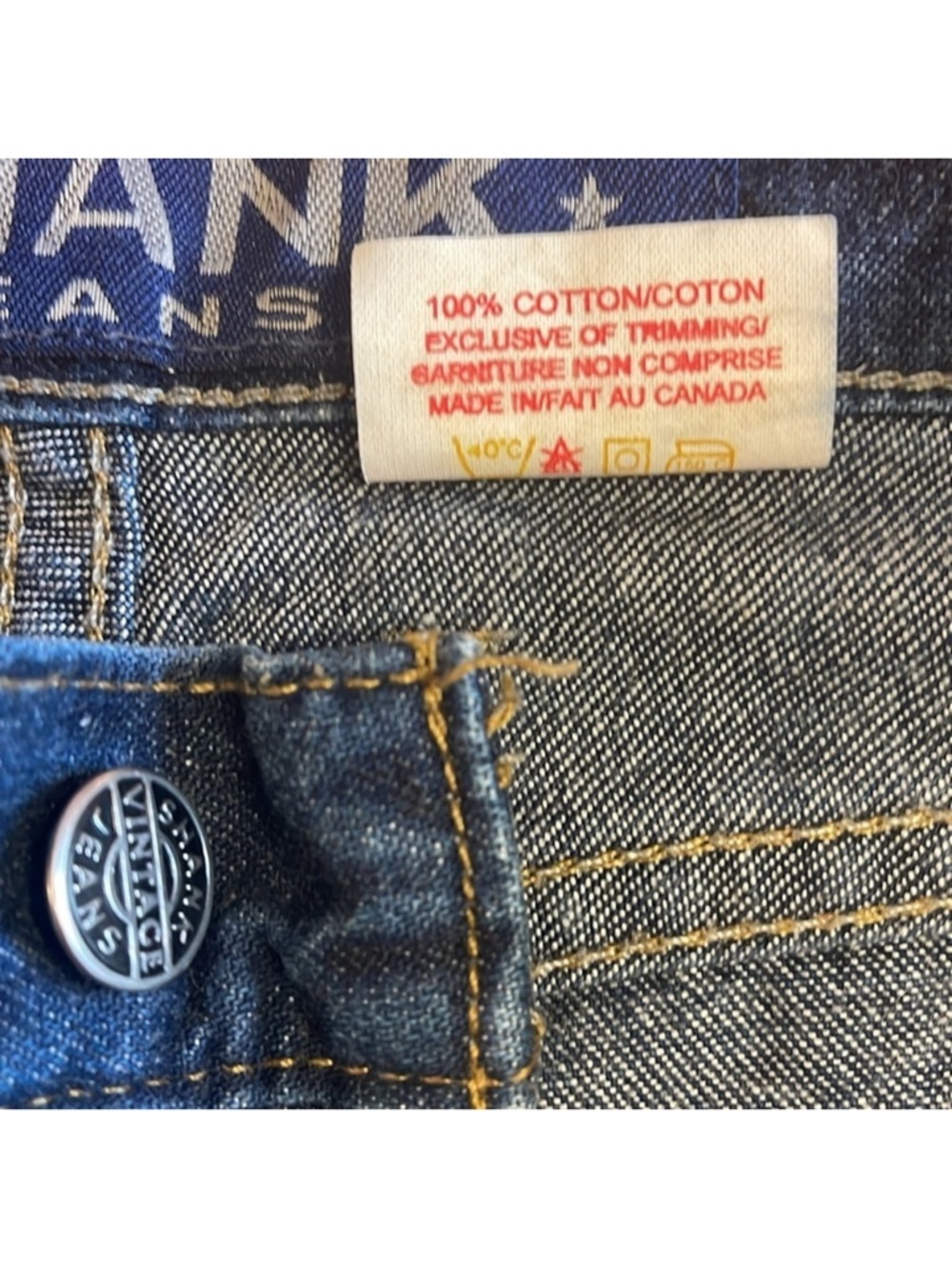 Y2K Low Rise Bootcut Jeans Tall 32.5” Inseam 100% Cotton Canada - Picture 8 of 11